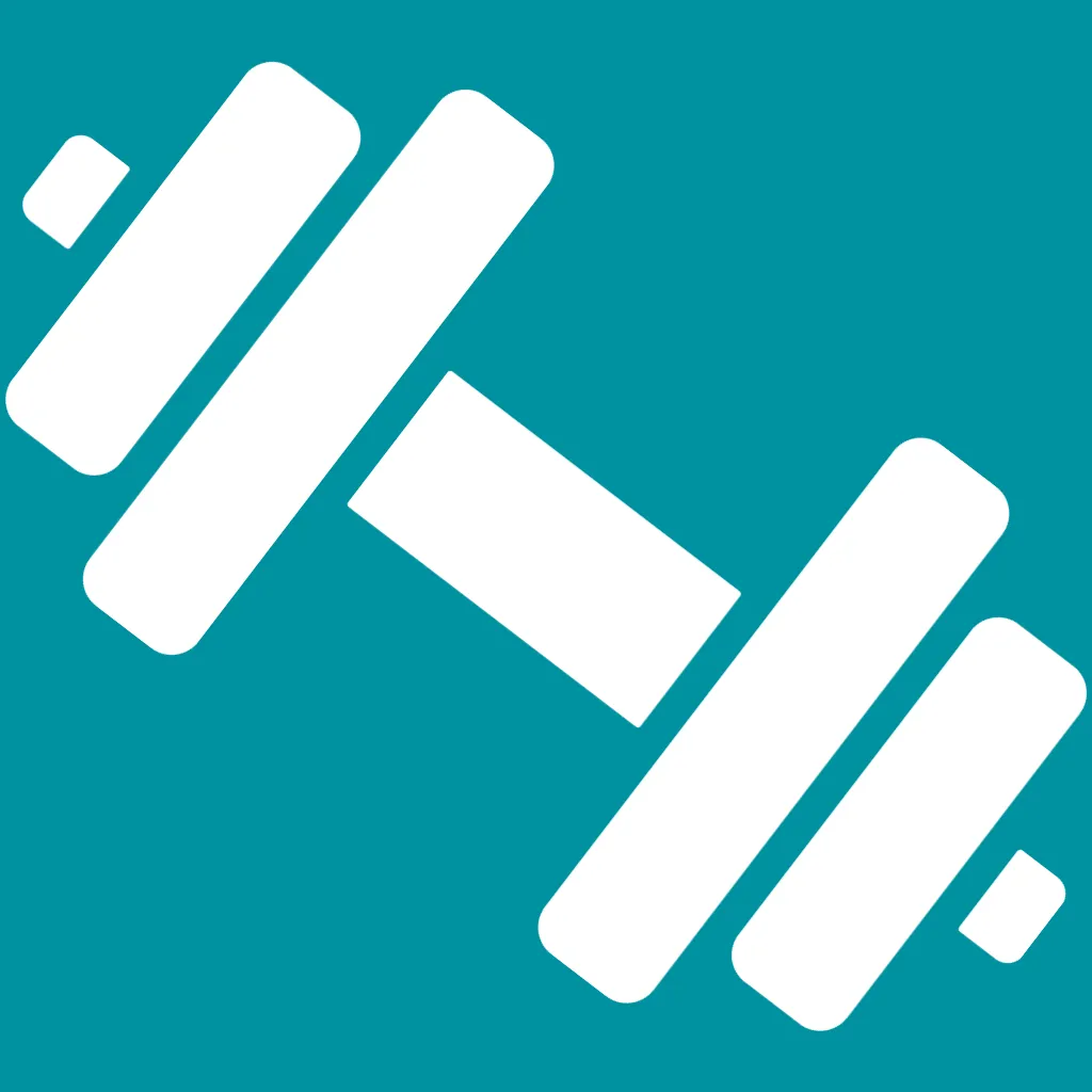Gym dumbbell icon 