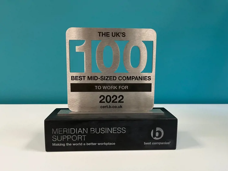 Trophy The UK's Best Companies 2022