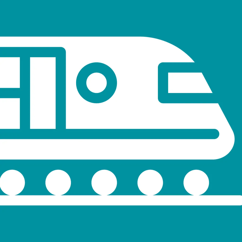 Transport train icon